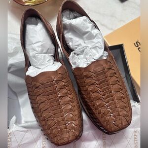 Elegant Brown Woven sandals for Men Huaraches